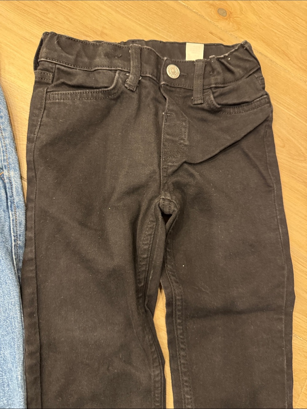 H&M Light Blue Denim Joggers + Black Slim Jeans Two-Pack - Picture 3 of 3